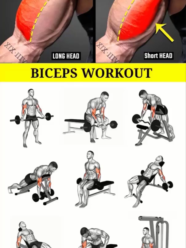How to get bigger Biceps 🔥 #muscle #exercise #Fitness #workout #fit #gym #fitnesstips #workoutmotivation #workoutchallenge #Bicepsworkout