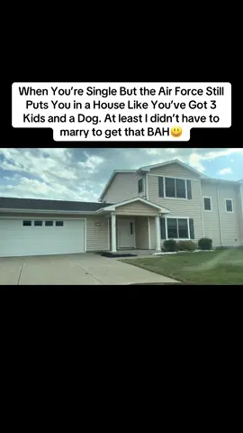 BAH Without the Drama! Why Pay Rent When the Air Force Can Do It for you?  No Spouse. No Roommate. Just BAH on single mode 🎮 #military #militarytiktok #armylife #airforce #miltok 