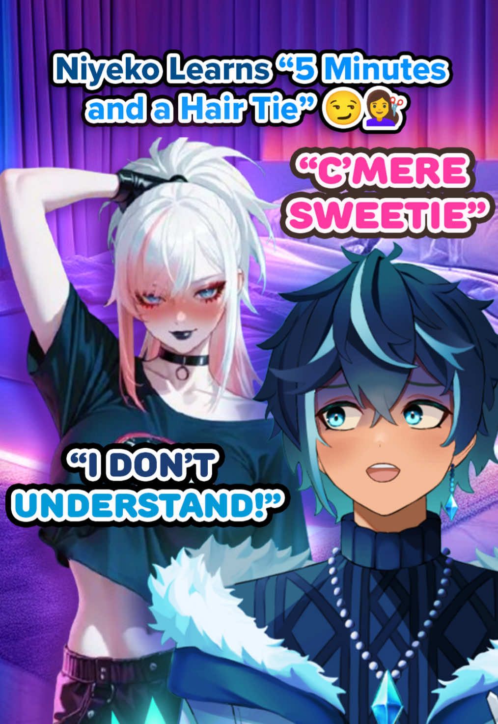 I'LL NEVER SEE HAIR TIES THE SAME AGAIN! 😭 (❄️Twitch: Niyeko) #niyeko #vtuber #vtuberclips #twitch #twitchclips #twitchclipsdaily 