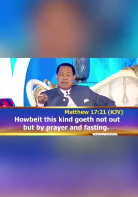 Fasting sharpens your faith. #pastorchris #oyakhilome #church 