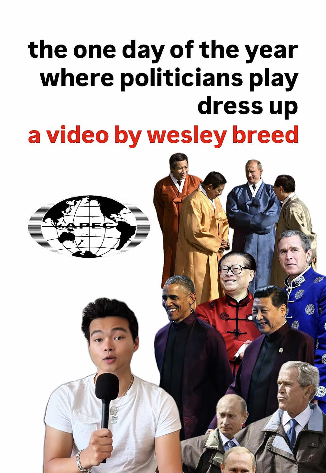 The one day a year where politicians play dress up: the annual APEC summit. It’s a tradition for the participating presidents and prime ministers to wear the traditional clothing of whichever country is hosting, and they all take it pretty seriously, so here are a few of my favorite fits #fashion #mensfashion #styleinspo #apecsummit 