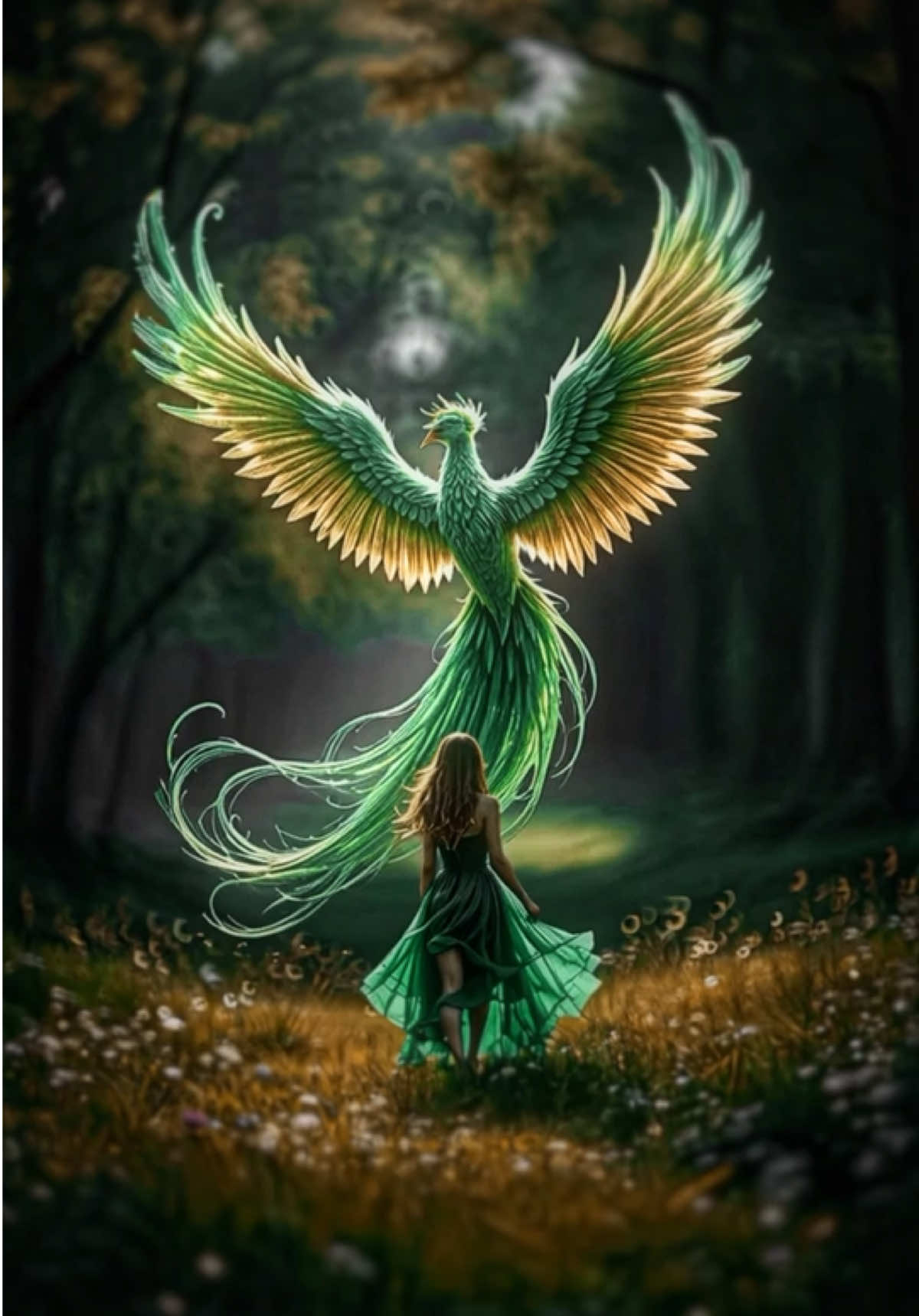 Among stars and silence, I found my light again💚#wallpaperanimado4k #brazil #indonesia #germany #fenix 