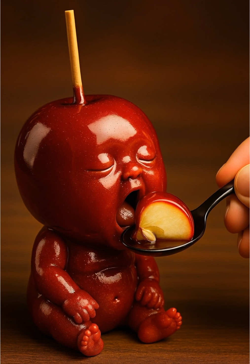 Candy Apple 🍎 ASMR #aiasmr #oddlysatisfying #asmrsounds 