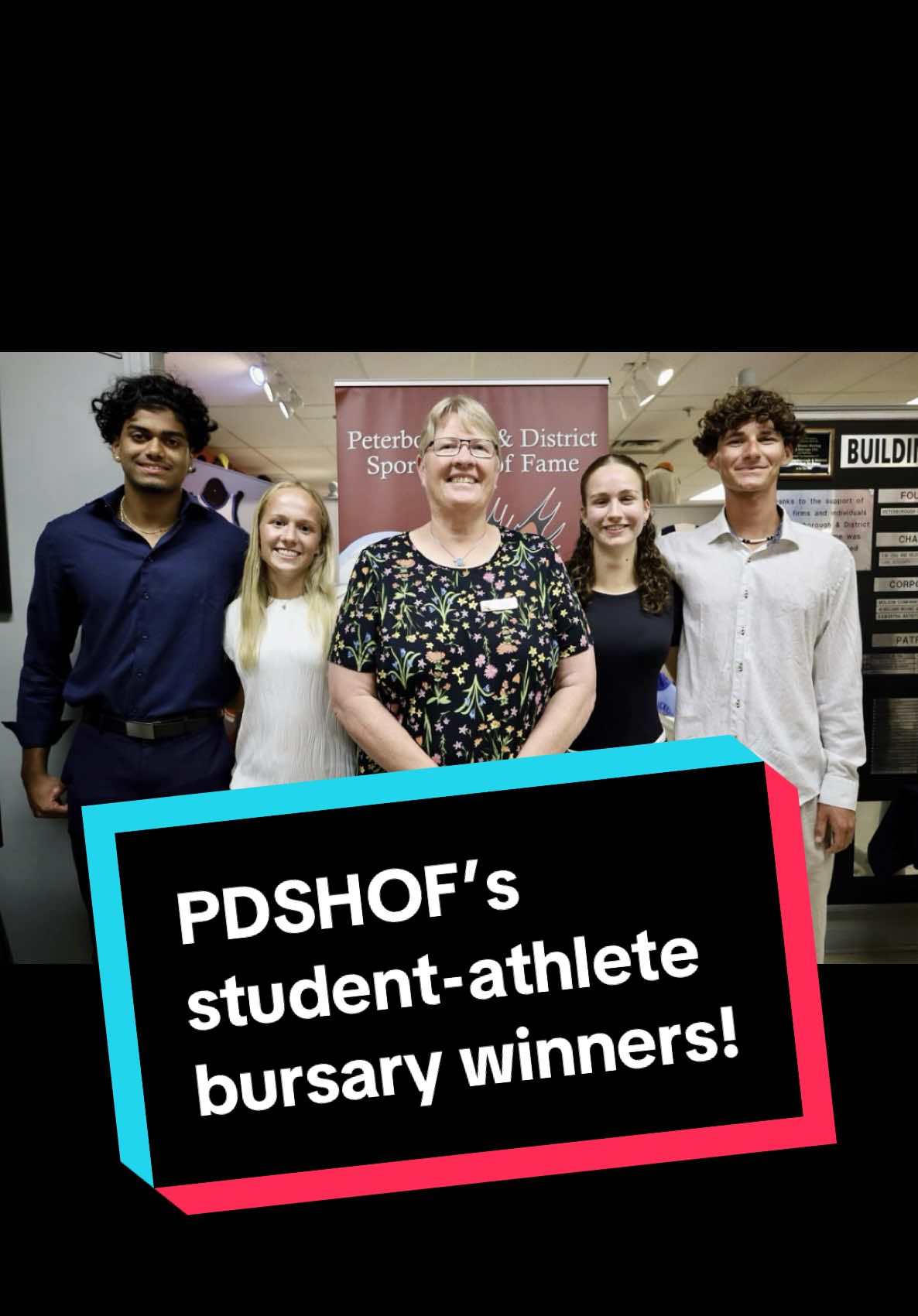 Matthew Kathiravelu, Sydney Dobbin, Olivia McBride and Rutger Huntley are this year’s recipients of the Peterborough & District Sports Hall of Fame and Museum Bursary Award winners for 2025. It is given annually to exemplary student-athletes who have graduated high school and headed to post-secondary education this fall. #ptbocanada #ptbo #peterborough #journalism #journalist #news #fyp 