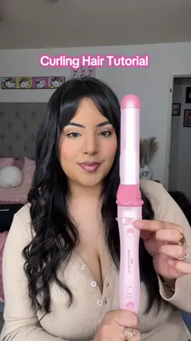 Curling Hair Tutorial #wavytalk #fyp #curlinghairtutorial #rotatingcurlingiron 
