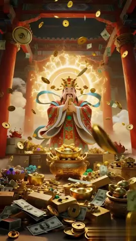 I hope the God of Wealth will lead me onto the path of prosperity. #golden #道教 #money #coin #财神 #wealth #道教信仰 #财富 #blessed #道教文化 #taoism #财神爷 #god 