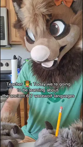 the ancient 6 7 languages 🐺 #furrytiktok #furryfandom #fursuiter 