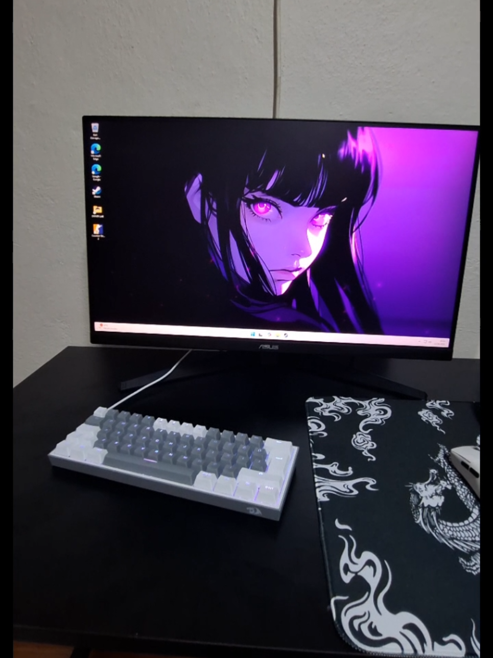 Beyler sonunda istedigim sisteme kavuştum Allah hayalini kuran herkese nasip etsin seviliyorsunuz🤍#setup  #pc #setup #keşfet #keşfetteyiz 