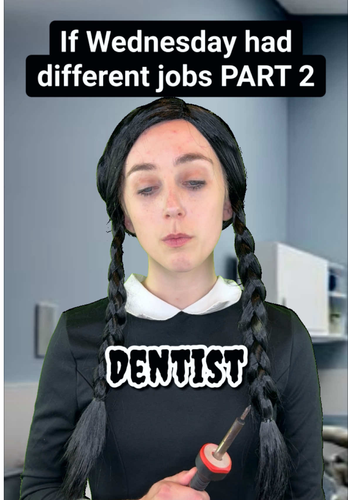 If Wednesday has different jobs PART 2 @@oxbrandi #wednesday #netflix #wednesdaynetflix  #wednesdaycosplay #jennaortega  