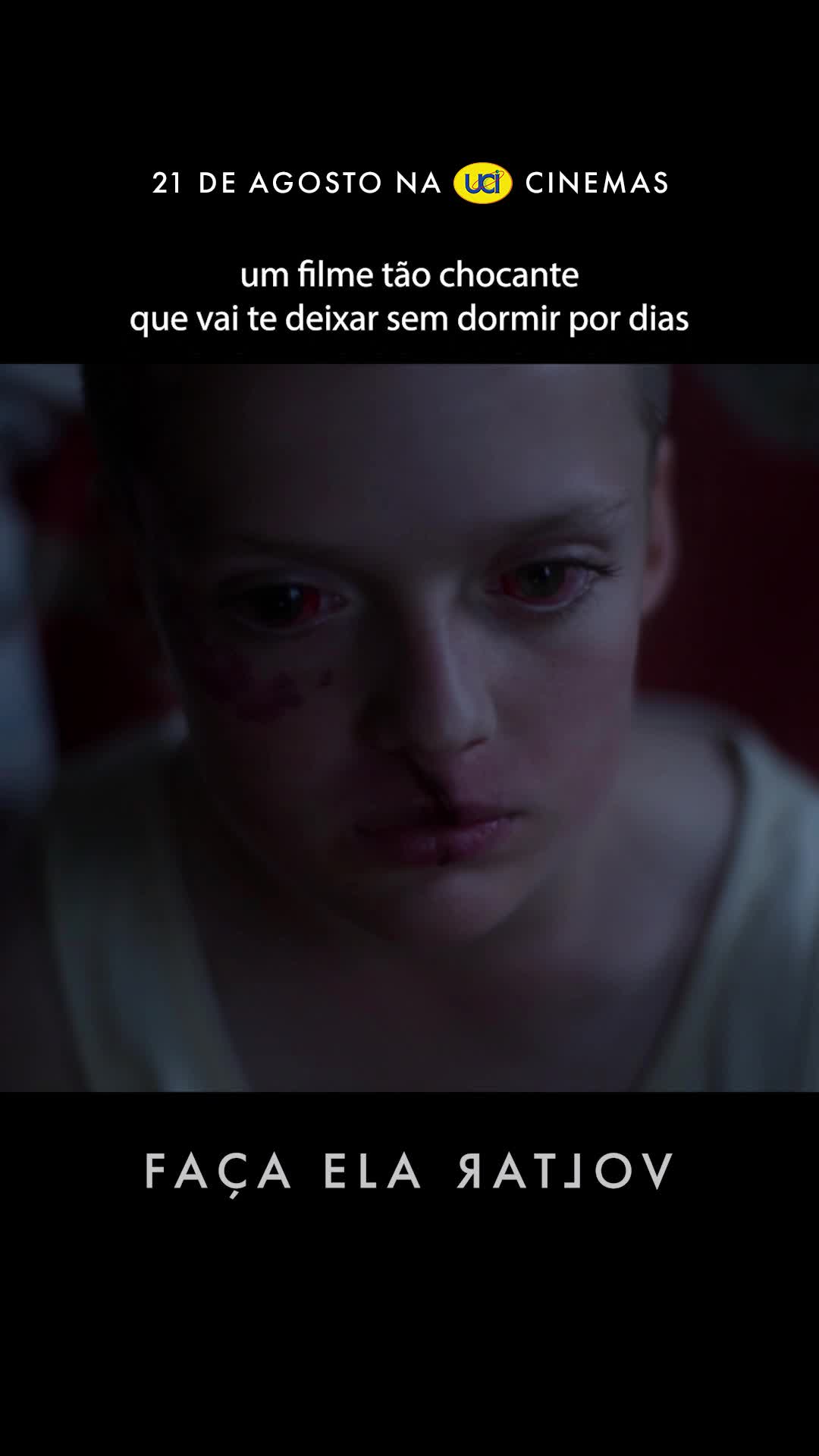 O filme mais perturbador e intenso de 2025 chega aos cinemas UCI na próxima semana. #FaçaElaVoltar estreia em 21 de agosto. Você tem coragem?