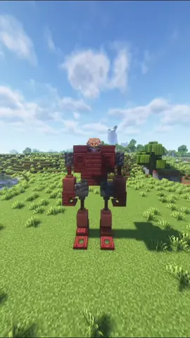 Minecraft Piglin Mech #Minecraft #fyp #minecraftbuilding 