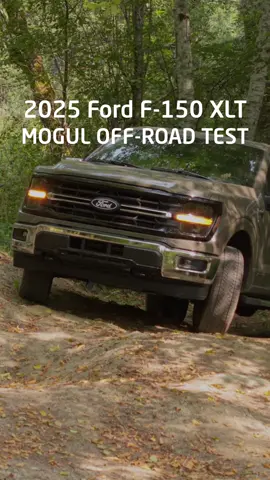 Testing the 2025 #Ford F150 Powerboost Hybrid in our Mogul Off-Road Challenfe Course. #fordf150 #newcar #carreview
