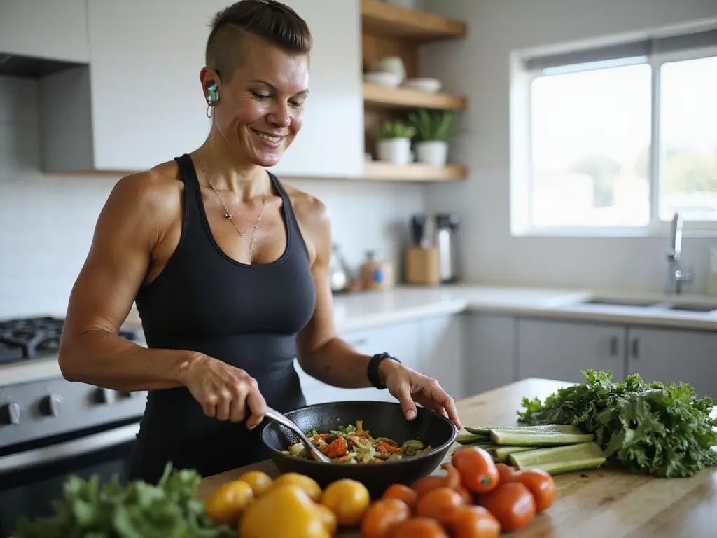 What I Eat in a Day 👇🏼 Spoiler: It’s not fancy… and that’s exactly why it works. Instagram is full of “viral” recipes that look gorgeous but take forever, use 20+ ingredients, and barely hit 20g of protein. I’m all for fun meals now and then, but when it comes to feeling great and hitting your goals? Simple is the secret. When you stick to the basics and switch up flavors, there’s no guesswork — healthy eating feels easy and totally doable every single day. Here’s my go-to daily line-up: ☕️ Pre-workout: Glutamine + Black Coffee with magnesium citrate 🏋🏼‍♀️ Post-workout: Collagen peptides + creatine 🍳 Breakfast: 2 Whole Eggs/2 Additional Egg Whites over a bed of spinach with veggies 🥗 Lunch: Grilled chicken or wild-caught fish over a huge veggie-packed salad 🍽 Dinner: Veggie bowl with baked salmon or grilled chicken You don’t need complicated recipes to feel amazing. Just consistent, nourishing meals that fuel you and fit your lifestyle. What’s your go-to easy meal? #healthyfood #nutrition #pescatarian #weightlifting #plantsandanimals 