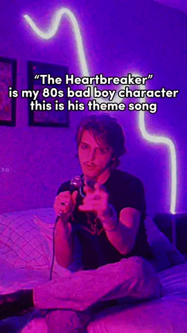 meet the villain of the Heartbreaker album 😈✨  hair #heartbreaker #80sbadboy #charactertheme #synthpop #80spop #albumcharacter #villain #newmusic #indieartist #fyp