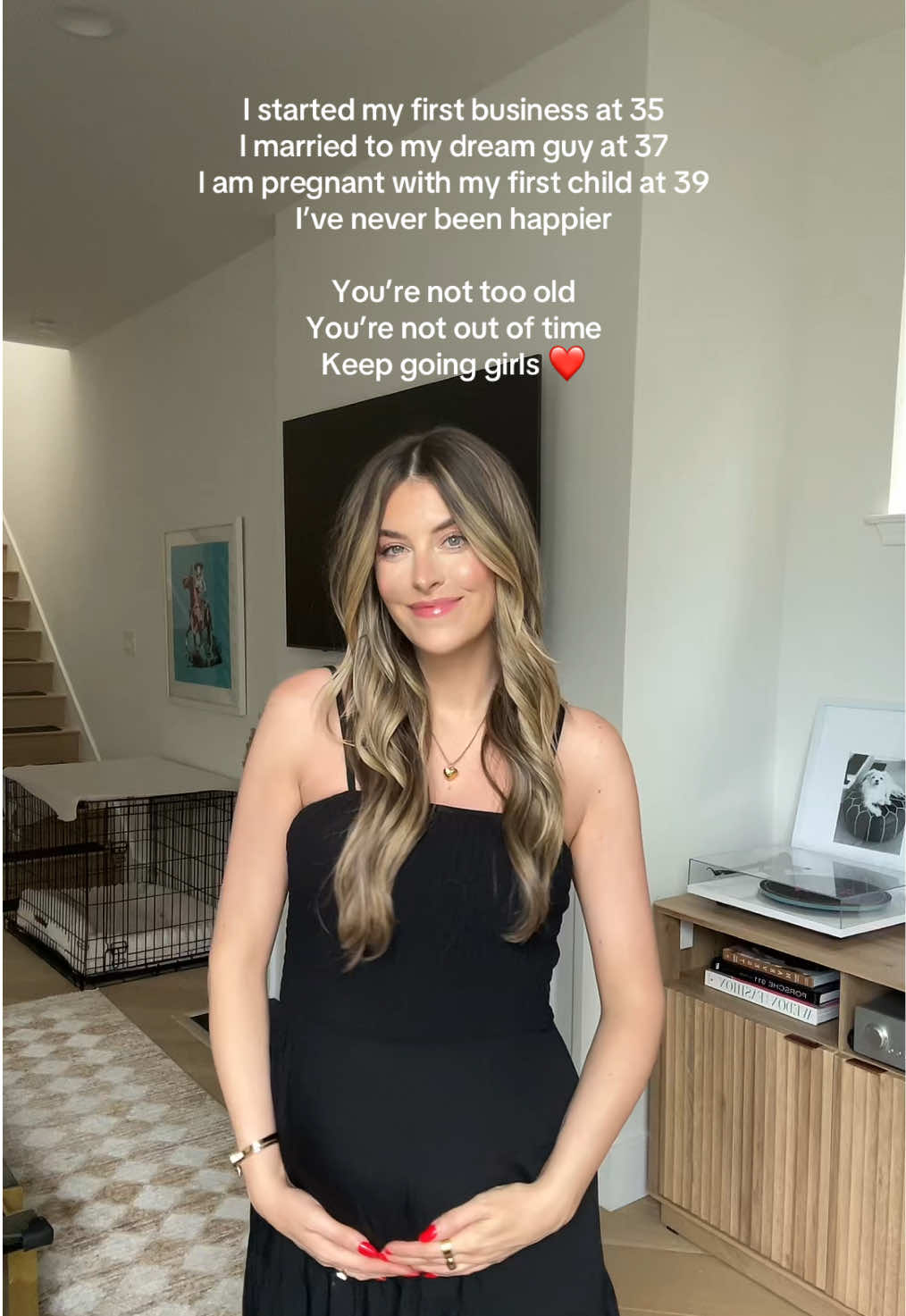 To whoever needs to hear this, it’s not too late ❤️❤️❤️  #pregnantafterloss #motivation #singlelife #inspiration #bigsisteradvice 