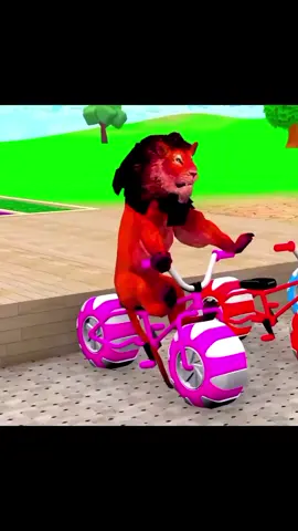 Long Slide Animals Game With Funny Animals 😂😅 #longslidegame #3danimal #viral #longslide #3dcartoon 
