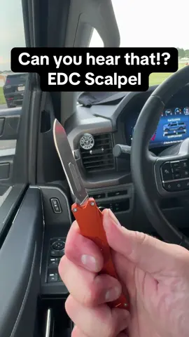 This is my new favorite. Wicked sharp, crazy smooth, unbelievably fun to use. Click my cart to check it out.  #edc #scalpel #blade #pocketknife #tiktokshopcreatorpicks 