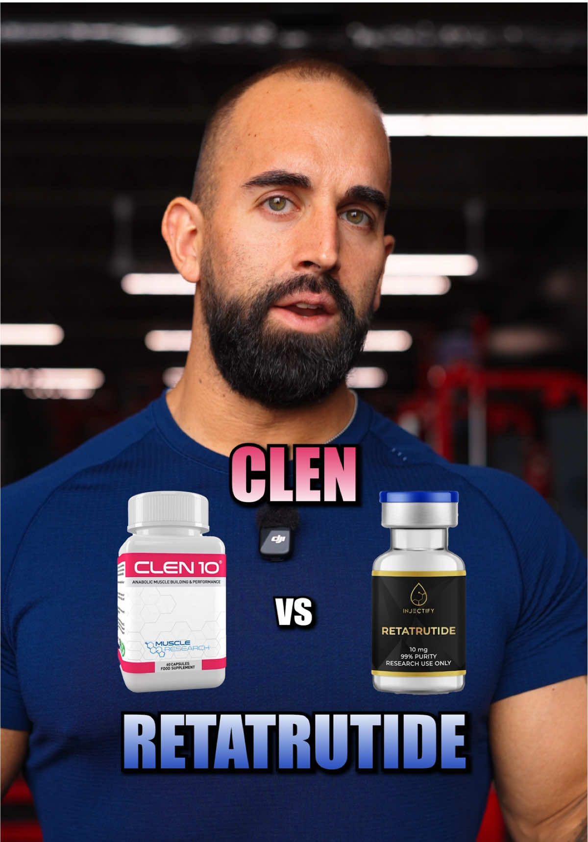 Clen vs Retatrutide: The Fat Loss Face-Off  #fatloss #bodybuilding #onlinefitnesscoach #fitnesstok #GymTok #gains 