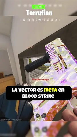 Es meta la vector en blood strike #bloodstrike #bloodstrikeclips #bloodstrikemovements #kick