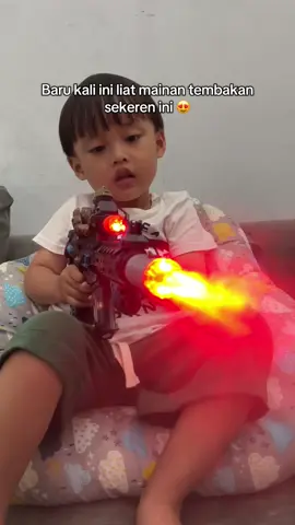 Mainan tembakan anak cowok sampe gak mau berhenti main 🤣 #tembakan #mainananak #mainananakcowo #mainantembakan 