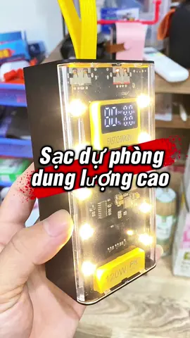 Sạc dự phòng trong suốt, dung lượng cao #sacduphong #sacduphongtrongsuot #sacduphong30000mah #sacduphongsieudungluong 