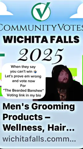Hello All , seems we’ve been nominated for another award not 1 but 2 by our great community , please cast your votes daily🙏🏻 Link In Bio🙏🏻 #thebeardedbanshee #wednesday te                @everyone #MemeCut #Meme #MemeCut 