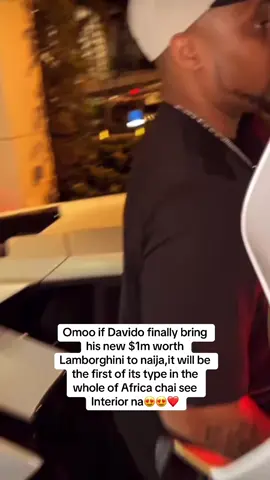 Davido will be the first african to drive the Revuelto in African is he later brings it to naija 🥶🥶❤️#davido #davidoofficial #davidofans 