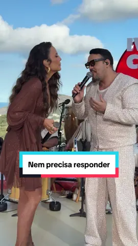“Nem precisa responder”, com Belo ❤️ #IveteClareou 