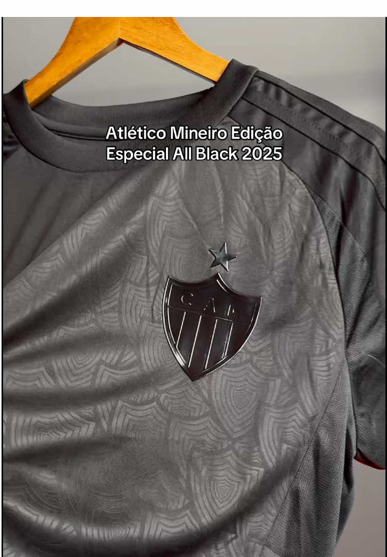 Atlético Mineiro Edição Especial All Black 2025 🖤🤍 . . . . #atleticomineiro #galo #bh #hulkparaiba #arana 