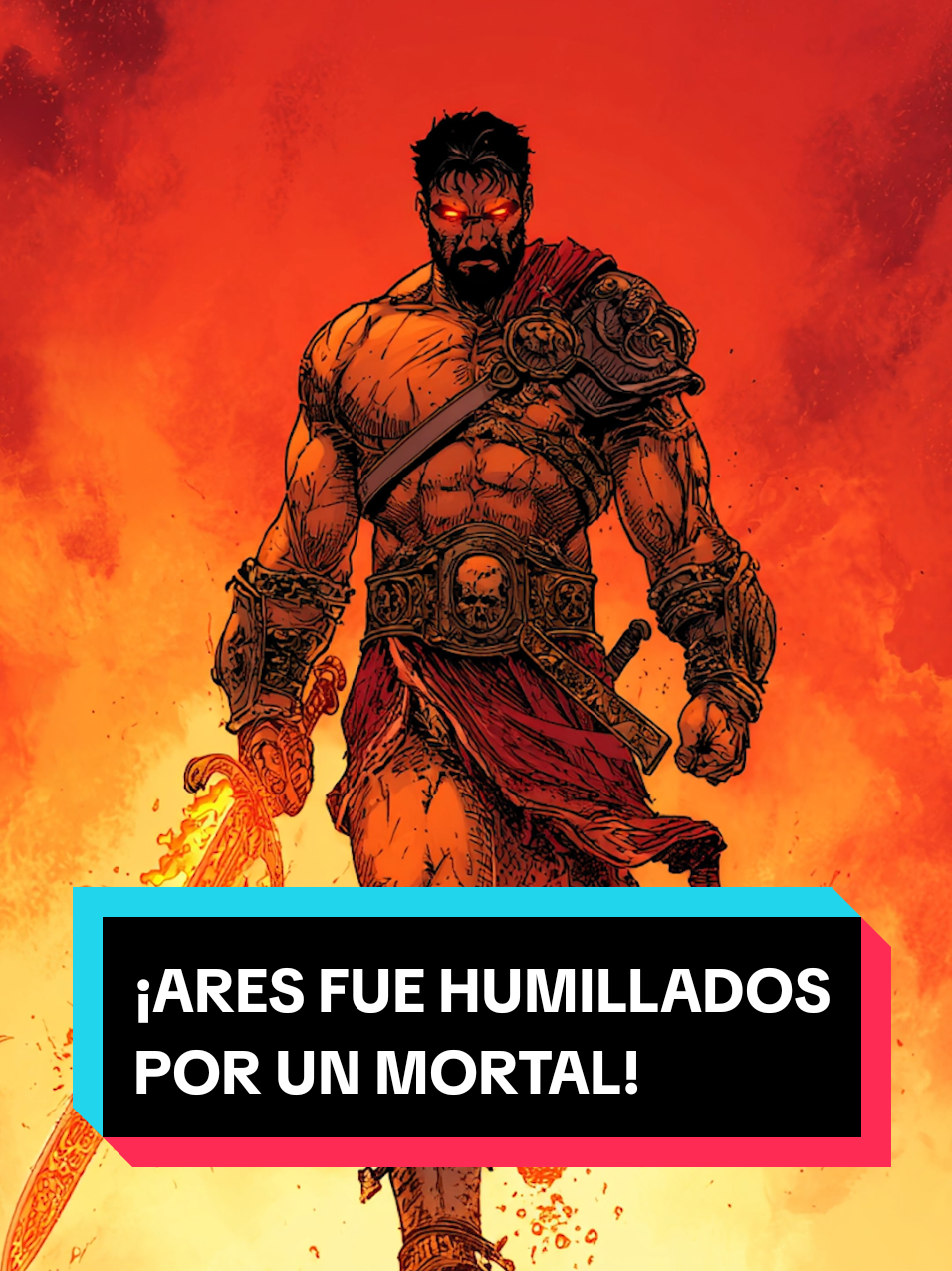 El dios de la guerra ARES es derrotado por un MORTAL!  ¡Ares, el dios de la guerra pelea contra Diomedes, un mortal! Una batalla épica donde la victoria de un hombre sobre un dios cambia el curso de la historia. 🔥 #ares  #viral  #mitologiagriega  #comics  #historia 