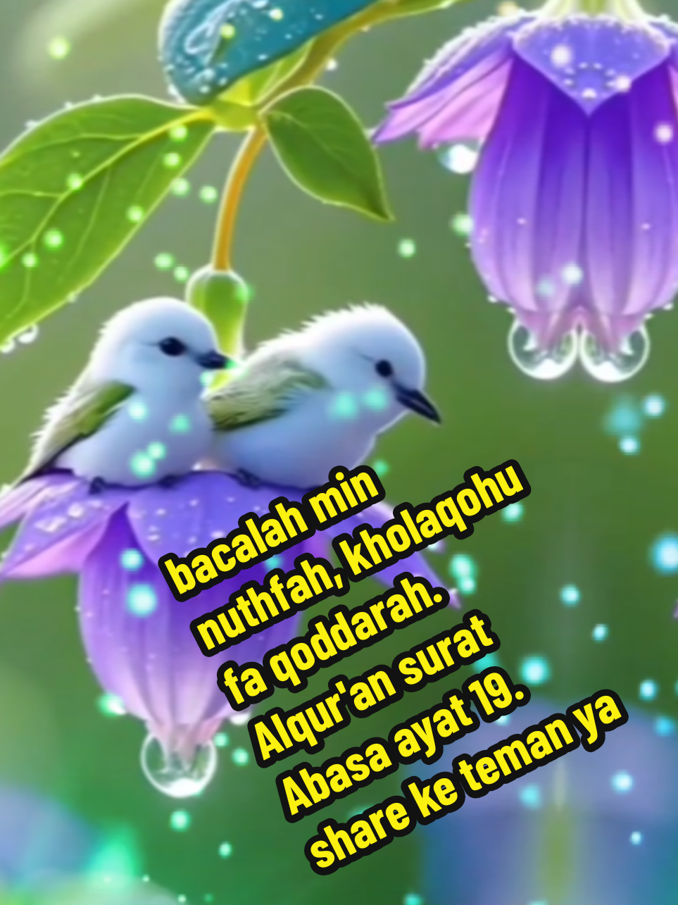 bacalah min nuthfahtin, kholaqohu fa qoddarah. Alqur'an surat Abasa ayat 19. motivasi islami, qoutes dan edukasi. #alquran #bacaalquran #alquran_alkareem0 #motivation #qoutes 