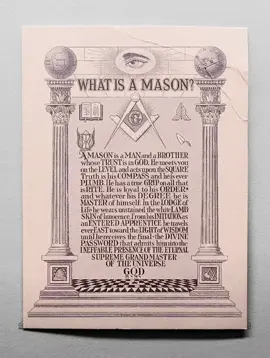 May all my Brethren strive to uphold this definition of a Mason as we share in the grace and blessings of our Ancient and Honorable Fraternity. So mote it be.