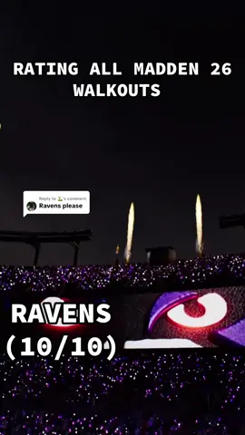 Replying to @🐍 #madden26 #football #walkout #viral #ravens 