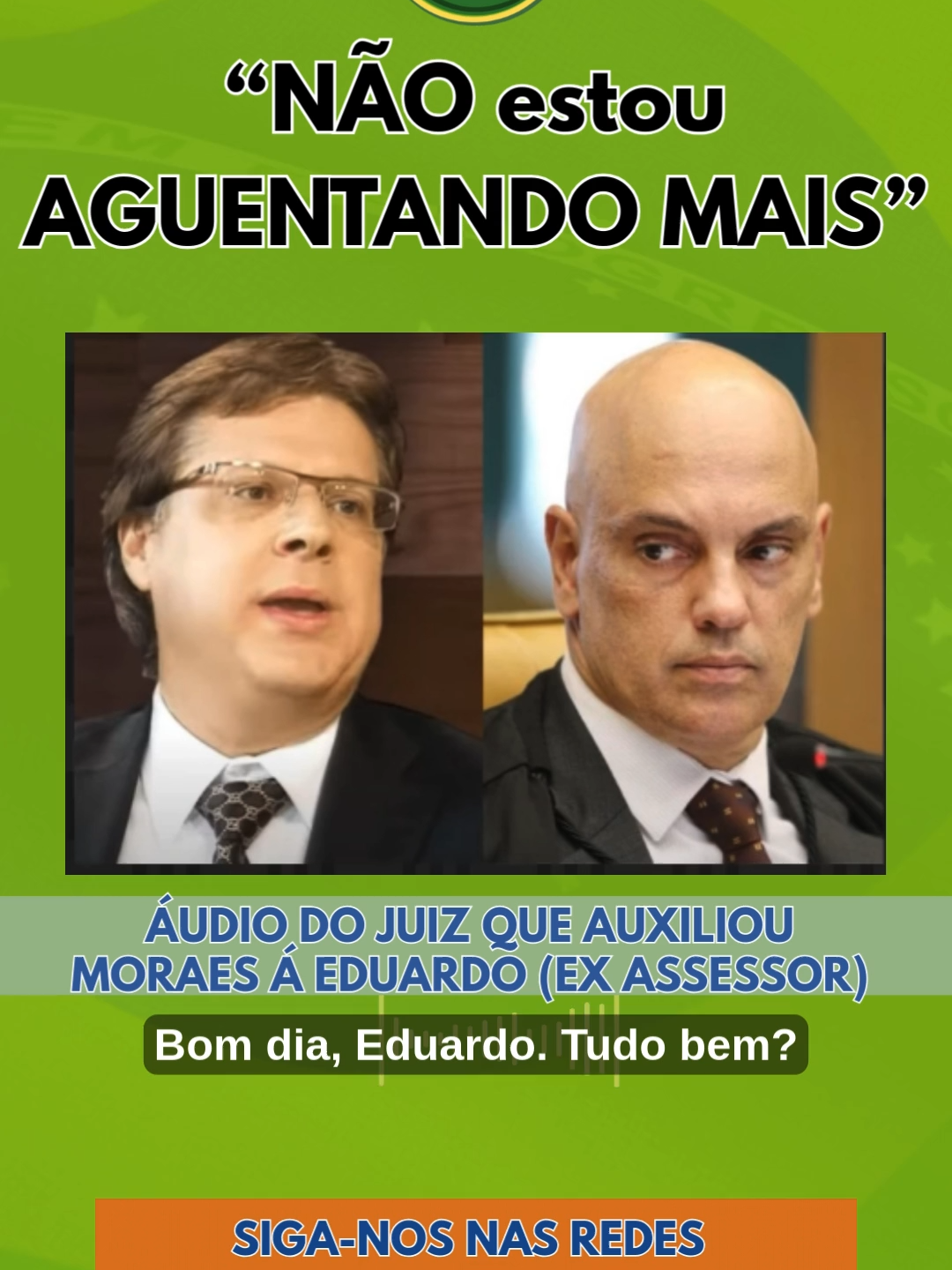 “NÃO estou AGUENTANDO MAIS” diz Juiz que auxilio Moraes a EDUARDO (ex-assessor do ministro)  #parlamentares #moraes #stf