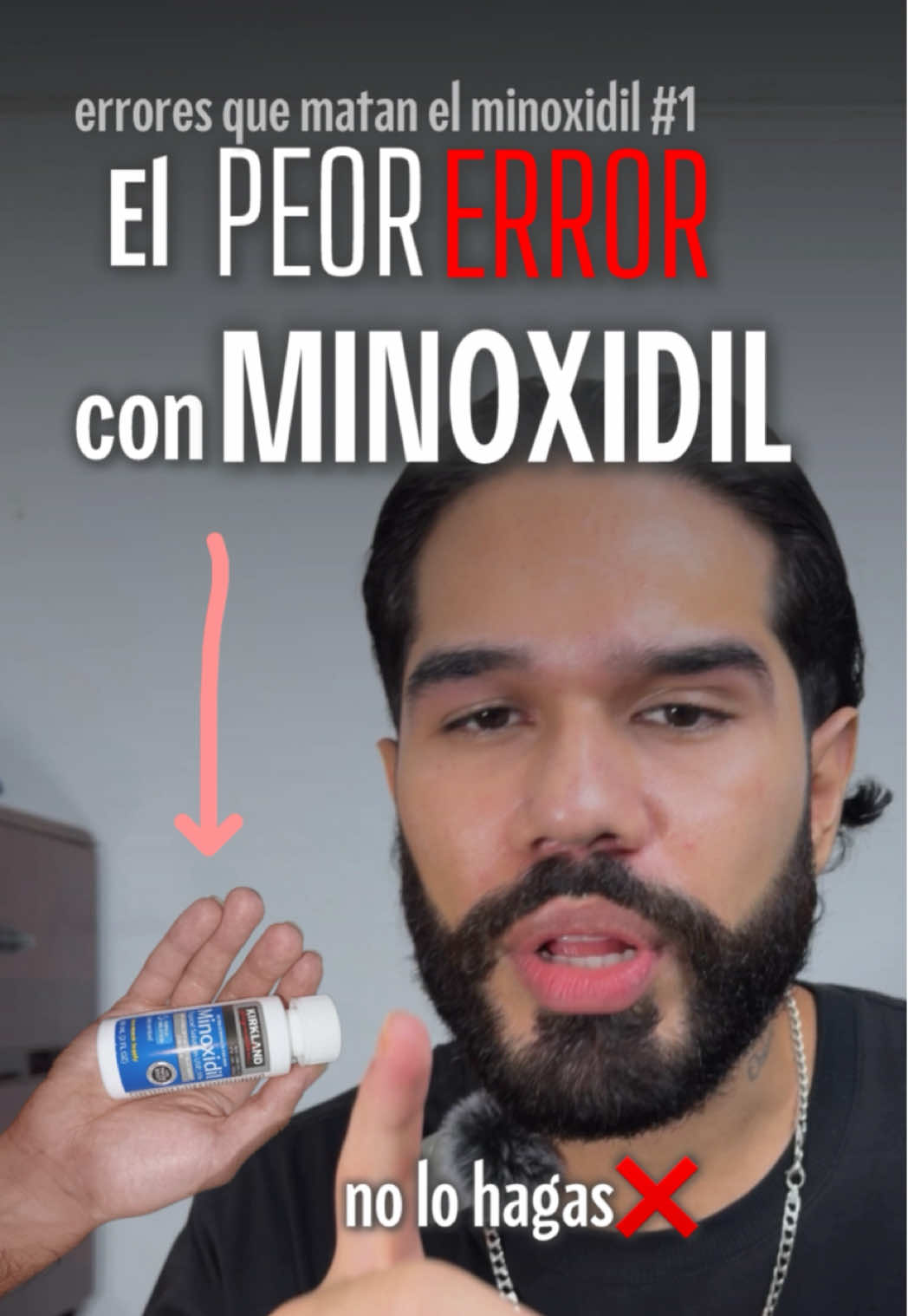 Parte 1 | ERRORES QUE MATAN EL MINOXIDIL Cometí el PEOR ERROR usando minoxidil, esto hará disminuir tu crecimiento de vello. Aquí te digo como evitarlo. #minoxidil #minoxidilresult #vellofacial #barba #cejaspobladas 