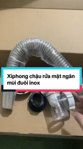 Xiphong thoát nước chậu rửa mặt đuôi inox cực kì bền bỉ#xiphong#xiphongchauruamat#xiphongnganmui#thietbivesinh 