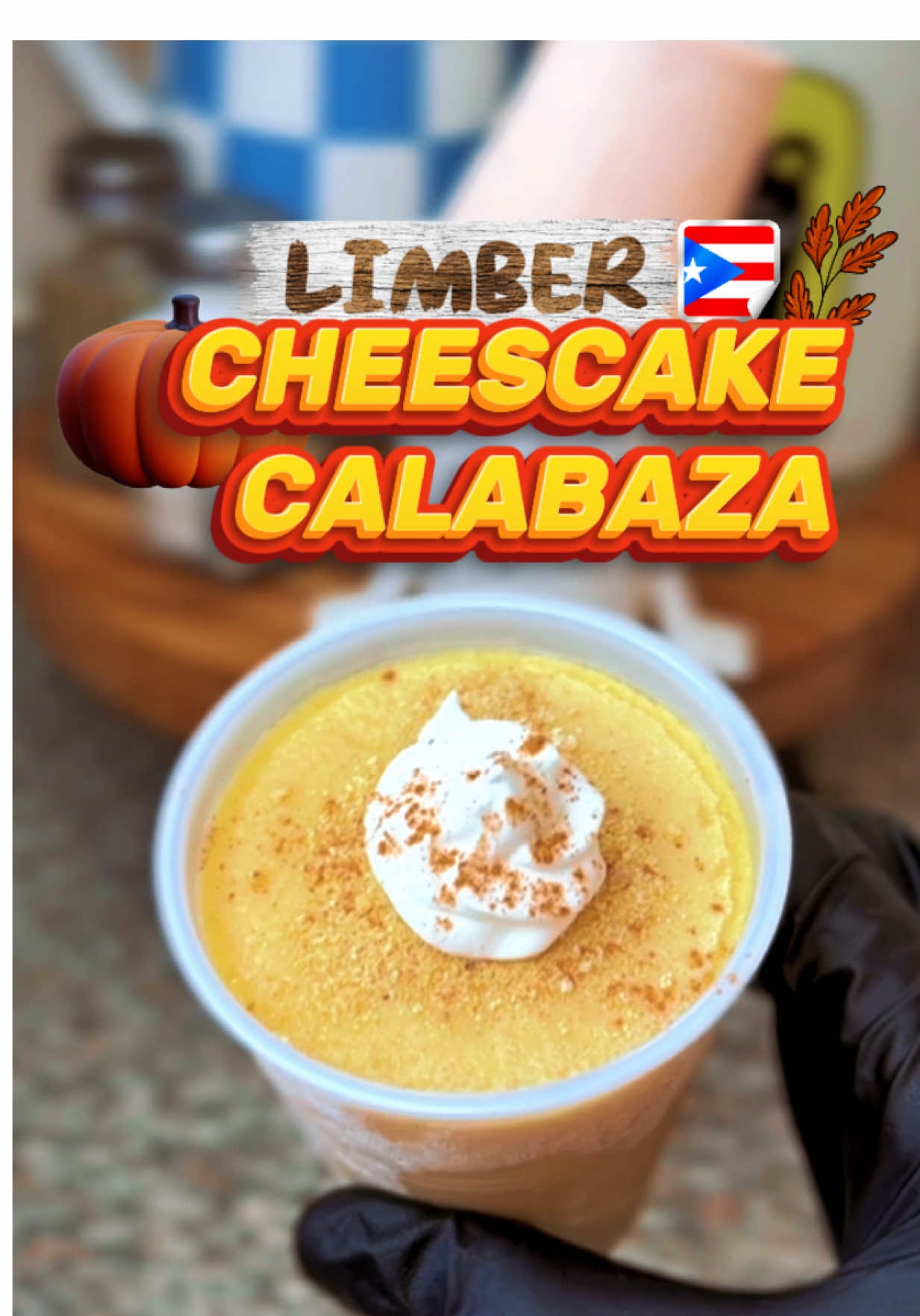 💫 LIMBER 🔸CHEESCAKE 🔸CALABAZA 🧡Este 🍧 Limber de Cheescake 🍰 calabaza 🎃 es perfecto para arrancar mi nueva serie de recetas de otoño, este limber súper cremoso  y dulcecito  una vez lo pruebes será tu favorito ❤️ #limbercheesecakecalabaza #limber #boricua #recetasboricuas #chefbori