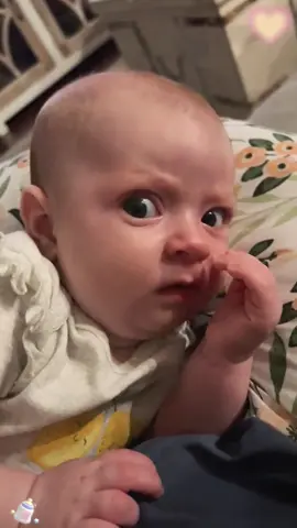 Strange expression on baby’s face #baby #interesting #haha #fyp #foryou #tiktok #cute 