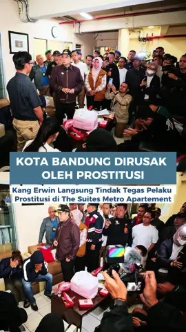 Malam kemarin saya turun langsung ke salah satu apartemen di Kota Bandung, tempat praktik prostitusi terjadi secara terang-terangan.   Saya marah besar!. Kota yang saya cintai, yang kita bangun bersama dengan nilai-nilai moral dan budaya, dikotori oleh perilaku tercela yang jelas-jelas melanggar Perda Nomor 9 Tahun 2019 Pasal 17. Sebagai Ketua Satgas Yustisi, bersama Satpol PP dan unsur Forkopimda, saya langsung menindak para pelaku dan memberikan teguran keras kepada manajemen apartemen serta ketua paguyuban.  Saya tegaskan: ini tidak boleh terjadi lagi. Kita semua punya tanggung jawab menjaga Bandung — bukan hanya sebagai kota, tapi sebagai rumah yang layak ditinggali dengan aman, bersih, dan bermartabat. Bandung bukan tempat bagi kemaksiatan. Selama saya berdiri di sini, saya akan pastikan itu. @Halo Bandung  #bandungutama #InfoBandung #BandungHits #WakilWaliKotaBandung #kangerwin 