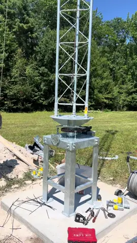 Testing a Rotating Tower! #hamradio#Rohn55 #TowerBuild #Innovation 