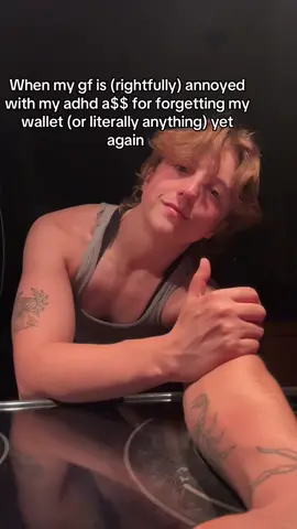 It’s so bad I try so hard and still forget something #wlw #wlwcpuple #relatable #adhd #butch 