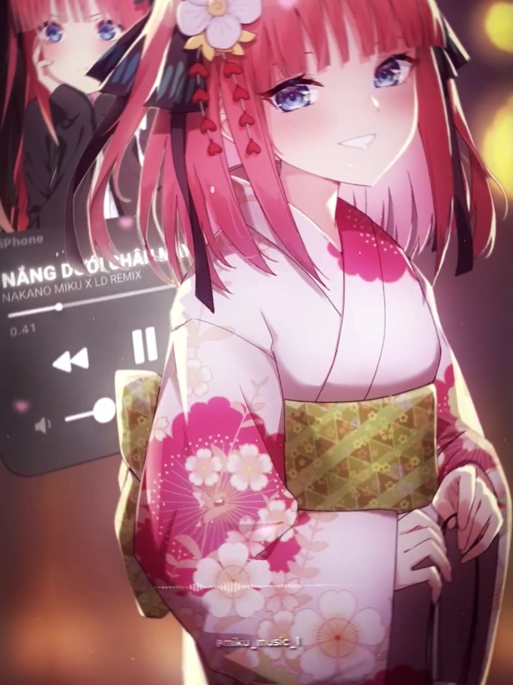 NẮNG DƯỚI CHÂN MÂY X NAKANO NINO 😛#miku_music_1 #mikuthichhat #nangduoichanmay #nakanonino #aicover 