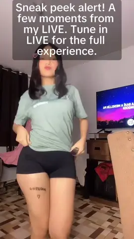 Sneak peek alert! A few moments from my LIVE. Tune in LIVE for the full experience.#tiktoklive #livehighlights 
