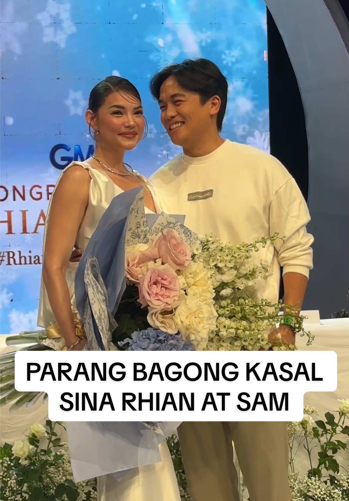 Parang bagong kasal! #SamVerzosa, full support sa contract renewal ni #RhianRamos sa #GMANetwork | Chika at Ganap #Kapuso #RhianRamosKapusoDay 