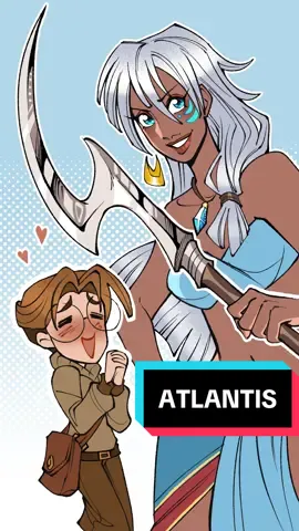 Princess Kida is so hot. Joshua Sweet was also hot. This movie was full of hotties! (Same Milo same.)  #atlantisthelostempire  #disney #disneyfanart #animatic #animation 