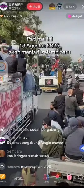 Pati hari ini. #pati #sadewo #demopati #patihariini 