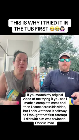 #duet with @fishingthesouth do I know him? NOPE. Did I trust him without watching the whole video? YES 😭😂😩 this is why I attempted it in the tub in my original video. Cheers bud, we finally got it lmao #olebrandselect #funnelreplaced #drinkydrink #twistedteas 
