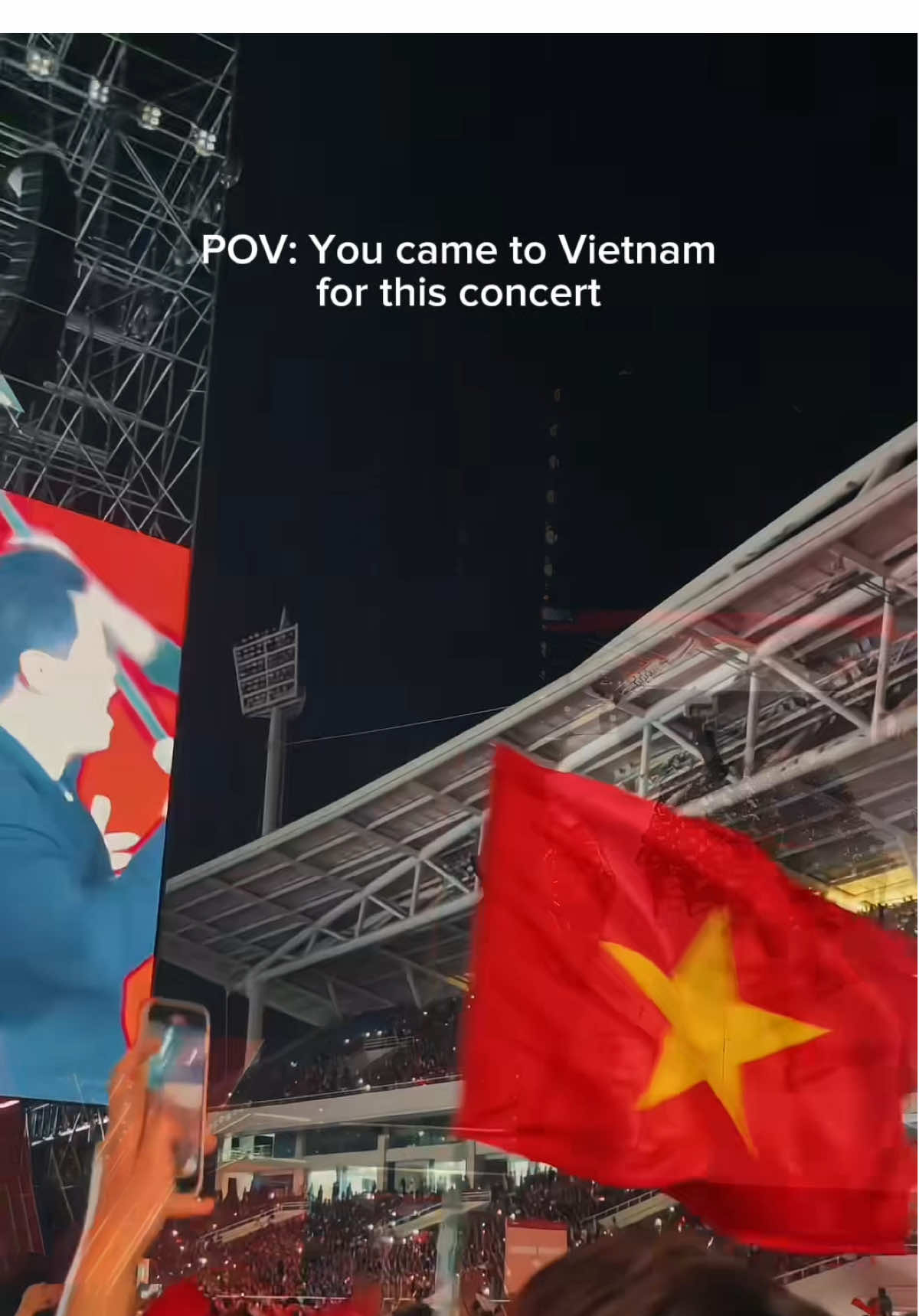 🇻🇳You’re watching how Vietnam throws a national concert. Some netizens said  it’s either staged or we were forced to attend. Well… yes, forced - forced to sit at home and watch others go 😂 50,000 is the stadium limit, not the hype limit 🔥 #vietnam #national  #concert #fyp #vietnamese 