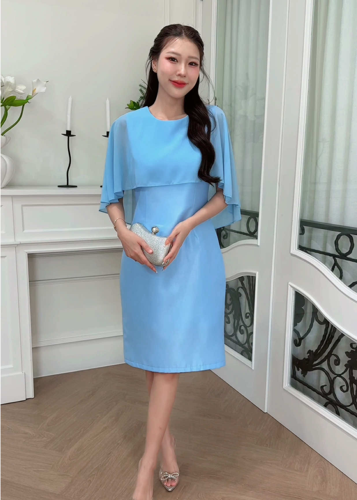 💙 สวยสง่าแบบหวานละมุน 💙 เดรสผ้าไหมญี่ปุ่น แต่งชีฟองพรีเมียม ใส่แล้วดูสว่าง ออร่าจับทุกมุม 🌟 📌 เหมาะทั้งออกงาน งานแต่ง งานสำคัญ #ผ้าไหมญี่ปุ่น #tiktokshop #ขึ้นฟีด #แฟชั่นสวยแพง 