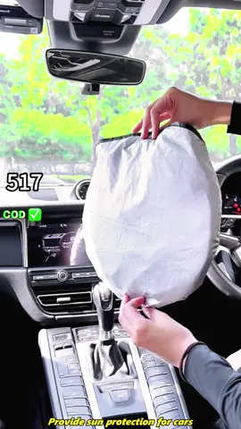 You won't feel particularly hot in the car after exposure. Fold it before driving without taking up space.#automobile #sunshield #vehicle #hood #automobileaccessories #good #goodthing #freeshipping #sunshade